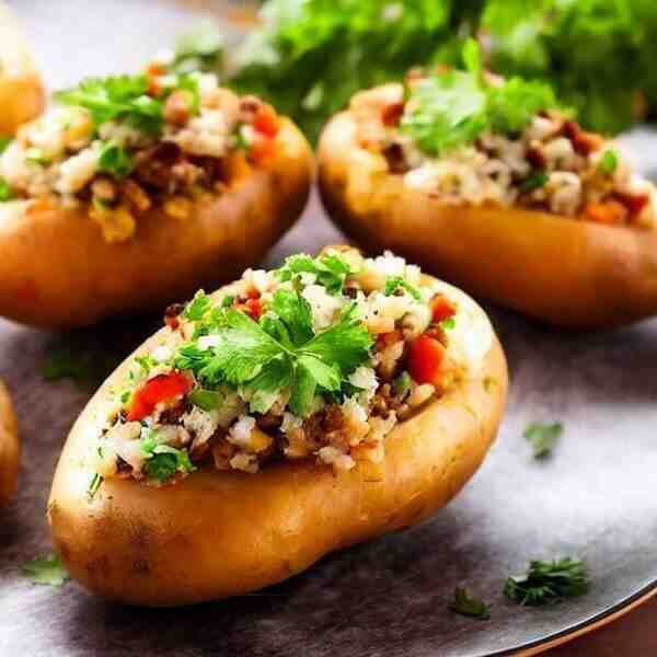 Картофель с начинкой